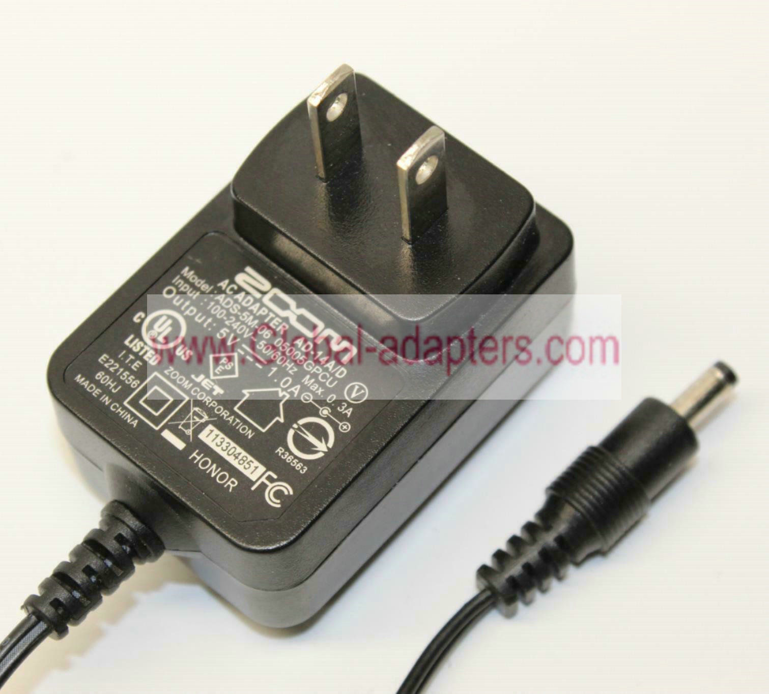 New ZOOM ADS-5M-06 AC Adapter AD-14A/D AD-14D 5V 1A Power Supply Transformer Adapter Charger